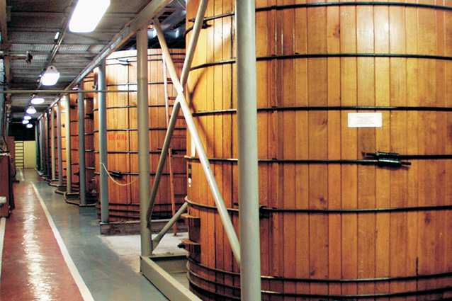 Today giant vats serve as a viewing platform within the excursion route